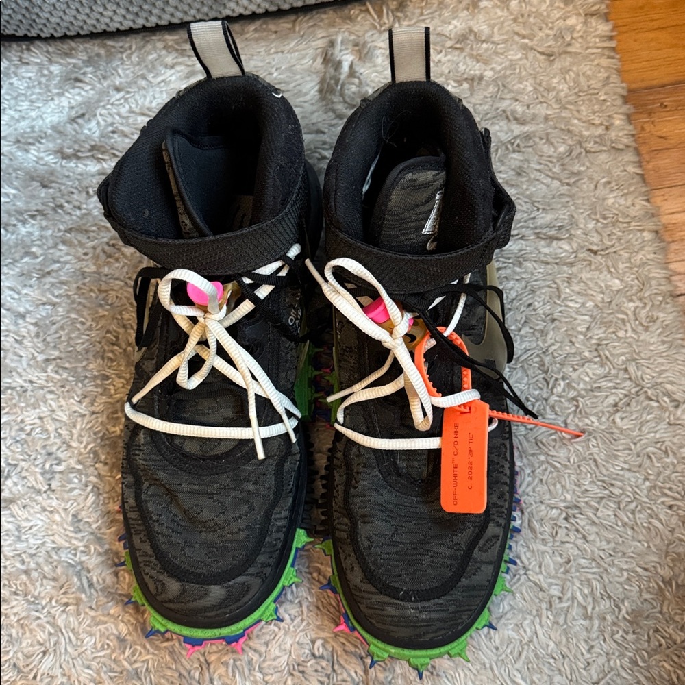 Off-White Men's Black Multi-Color High-Top Sneakers Make Offer!!!! - Picture 3 of 7